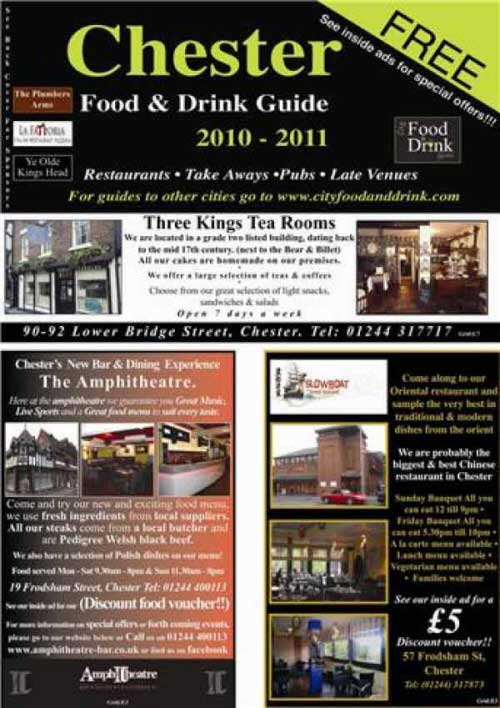 Chestertourist.com - City Food and Drink Guides Page Two